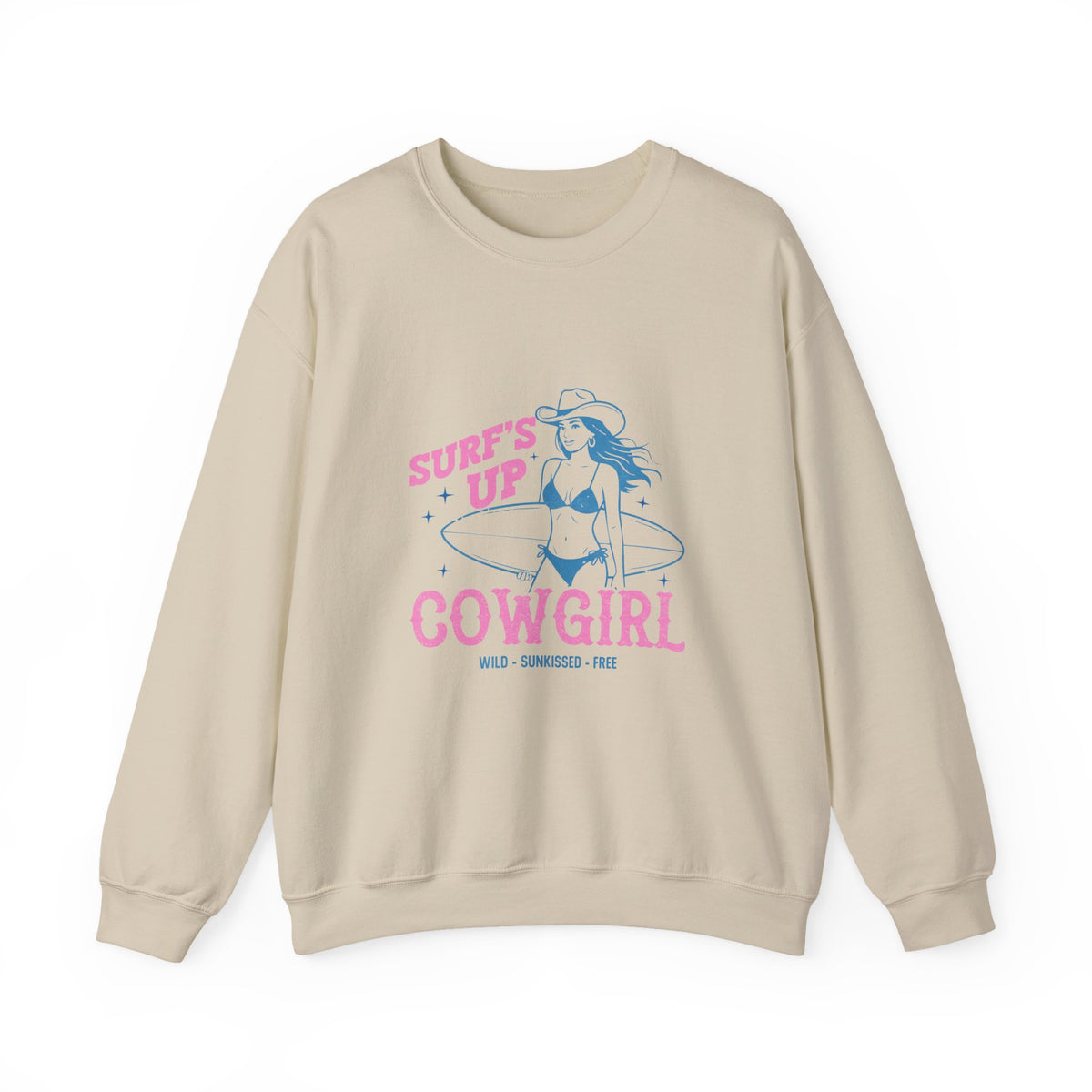Surf's Up | Salty Cowgirl | Summer | Crewneck