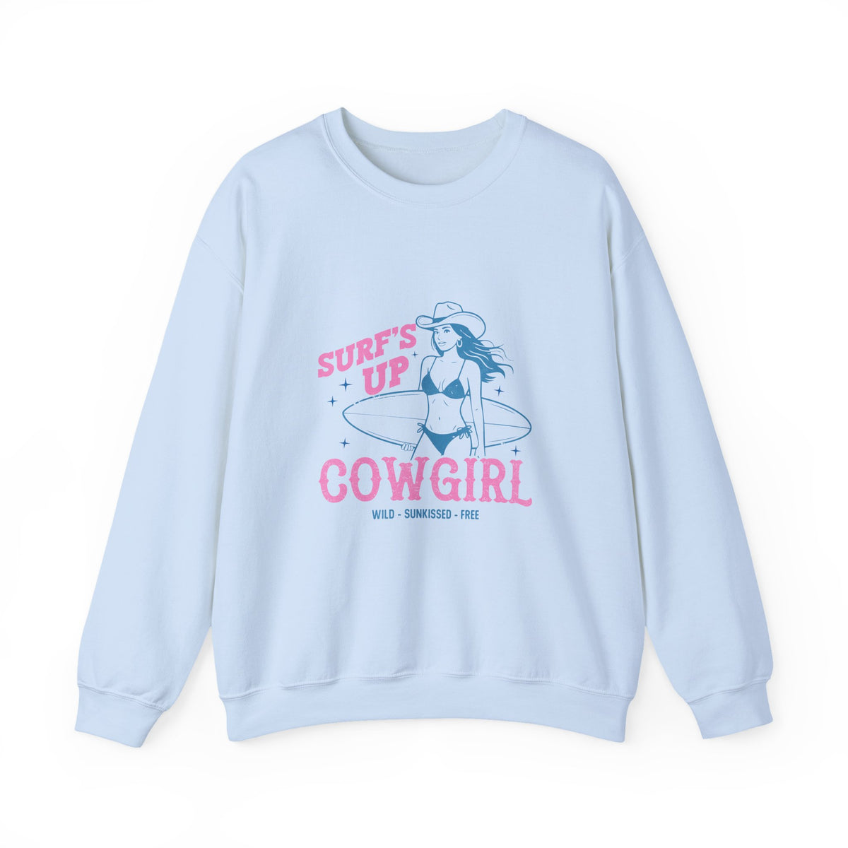 Surf's Up | Salty Cowgirl | Summer | Crewneck