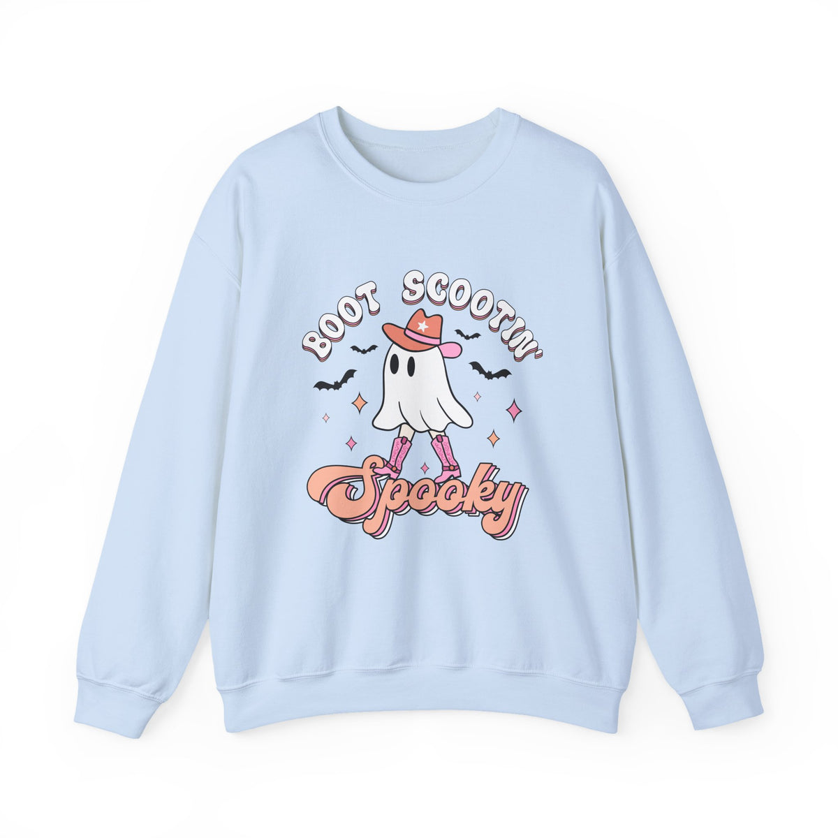 Boot Scootin' Spooky | Ghost | Halloween | Crewneck