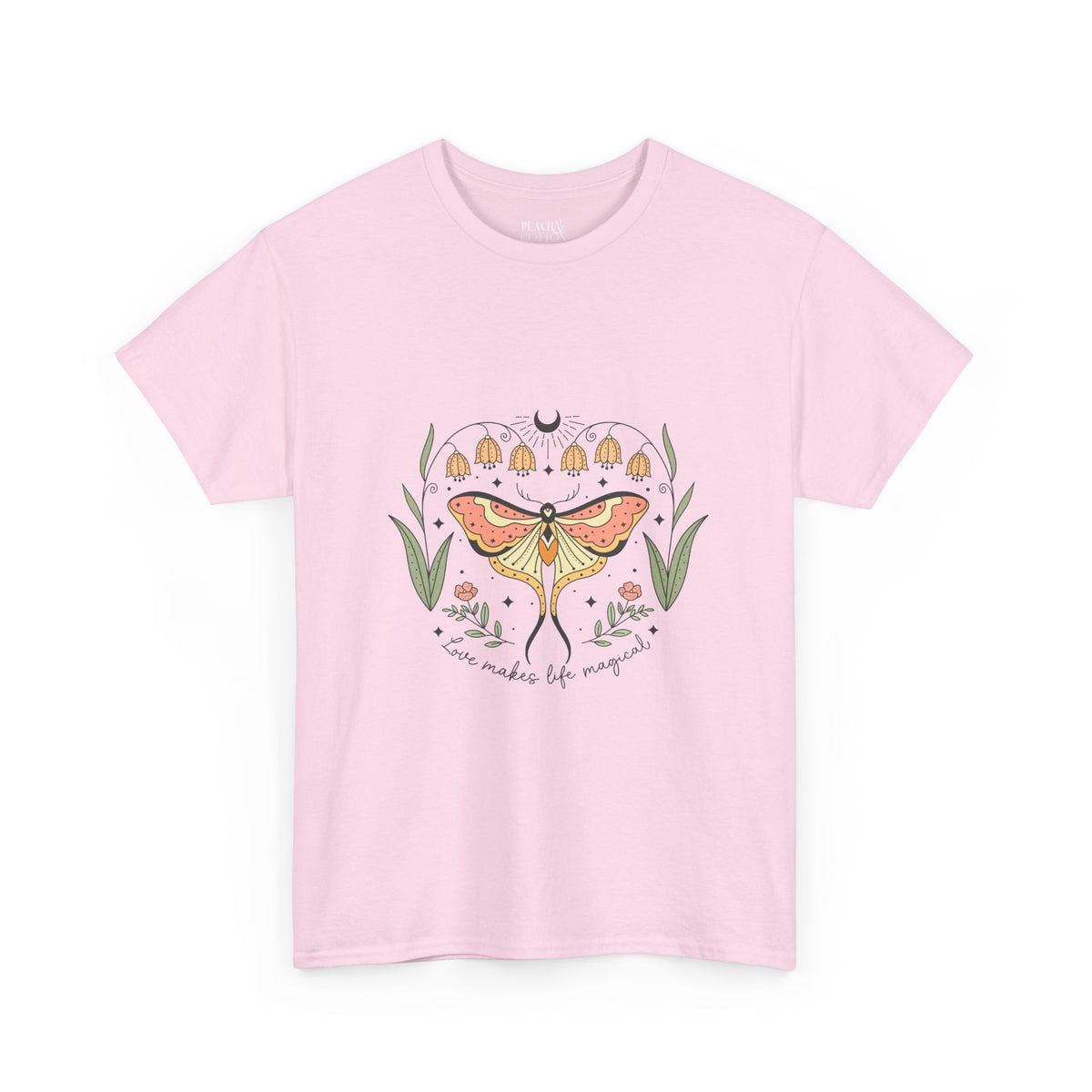 Love Makes Life Magical | Moth Butterfly | Summer | T-Shirt
