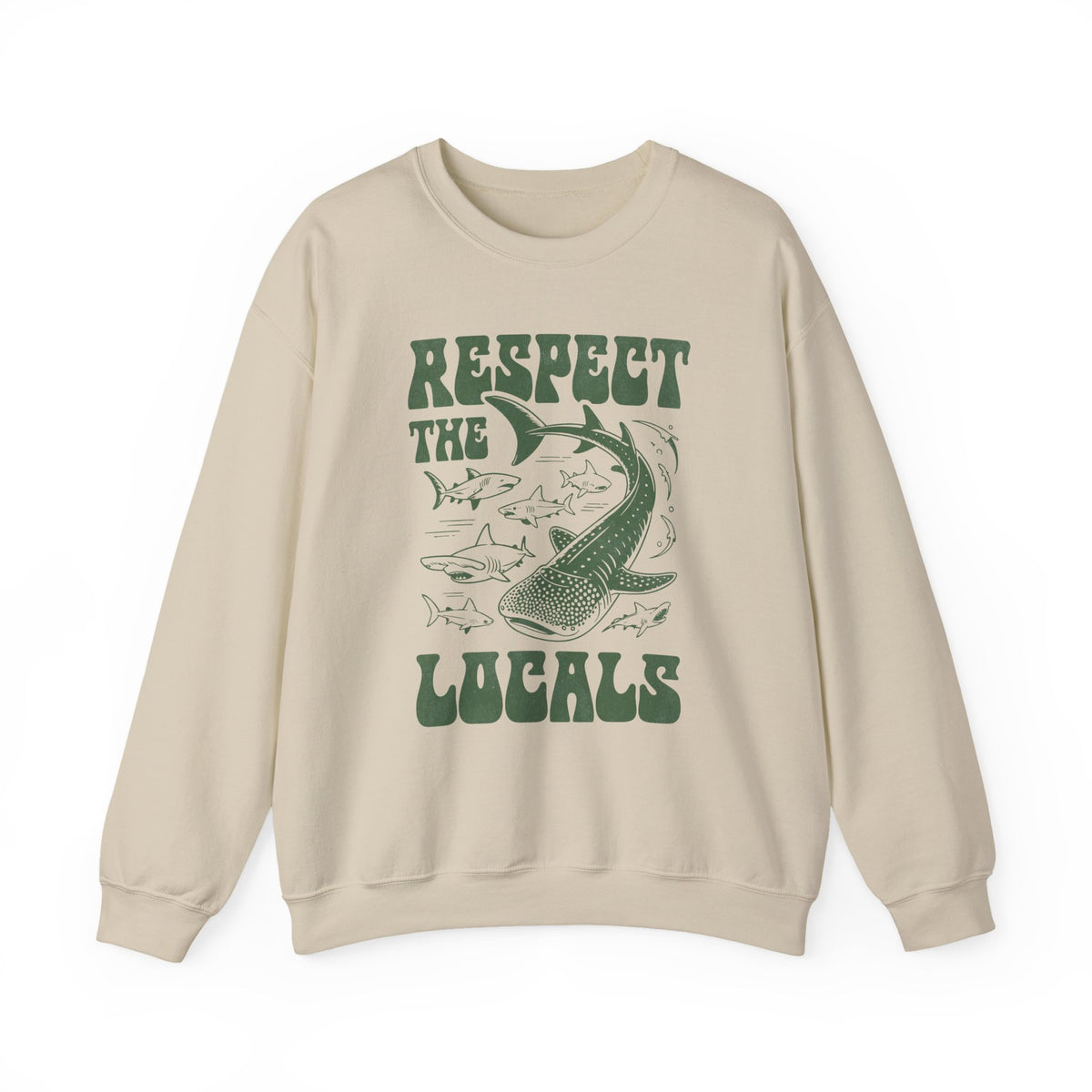 Respect The Locals | Save The Ocean | Summer | Crewneck