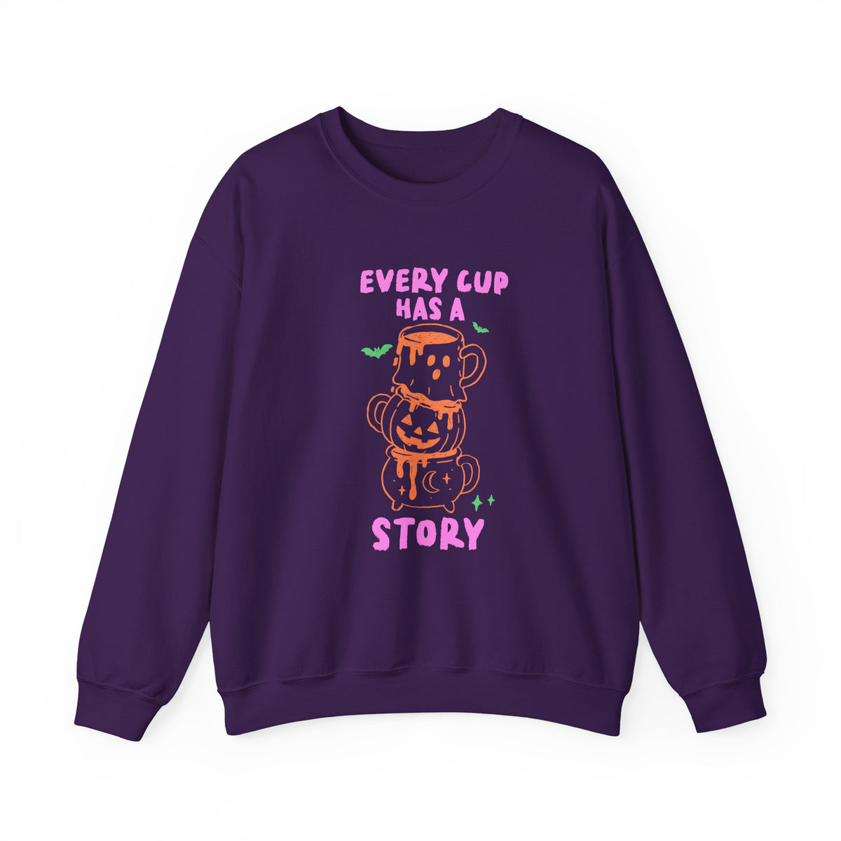 Every Cup Has A Story | Halloween Coffee | Crewneck