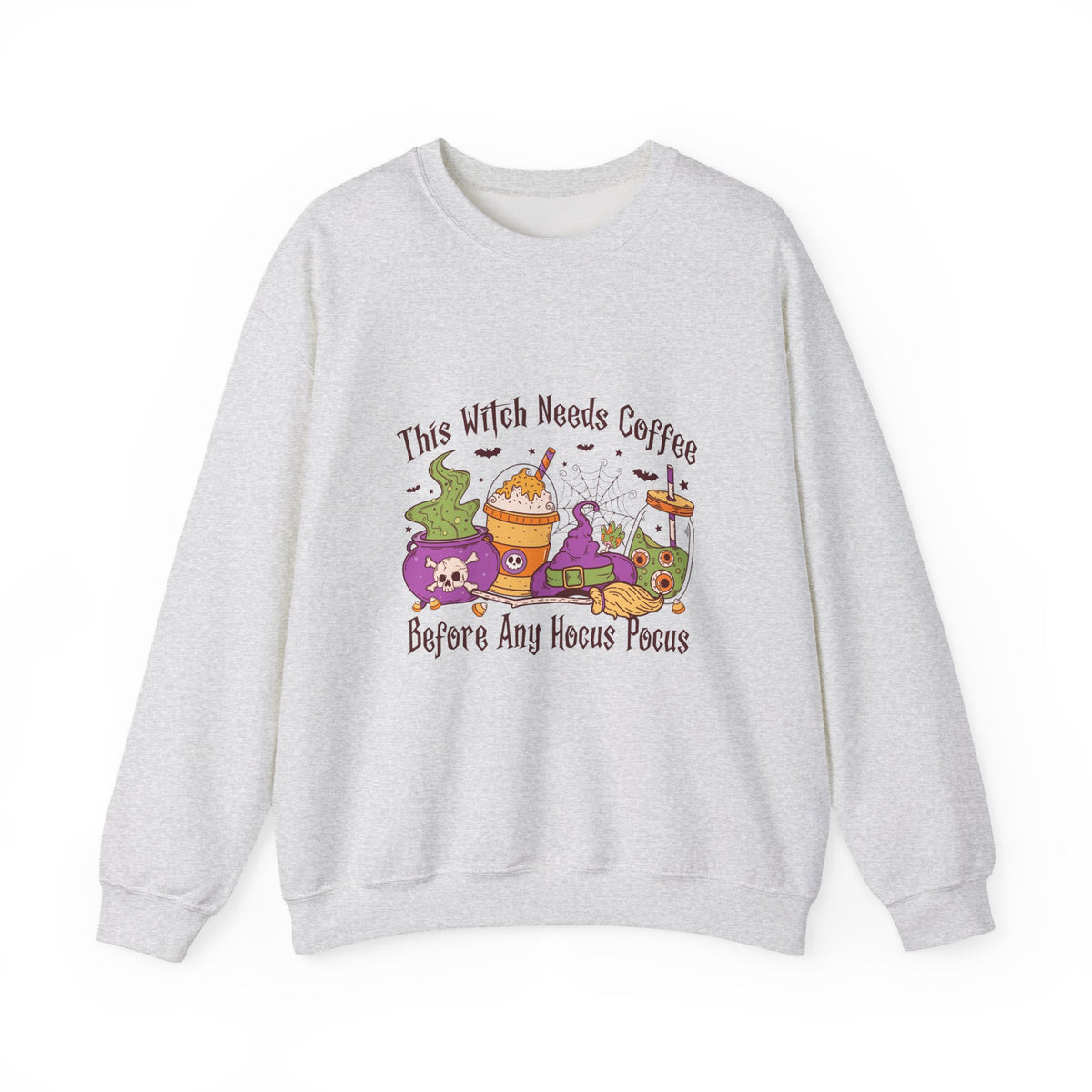 This Witch Needs Coffee | Halloween | Crewneck
