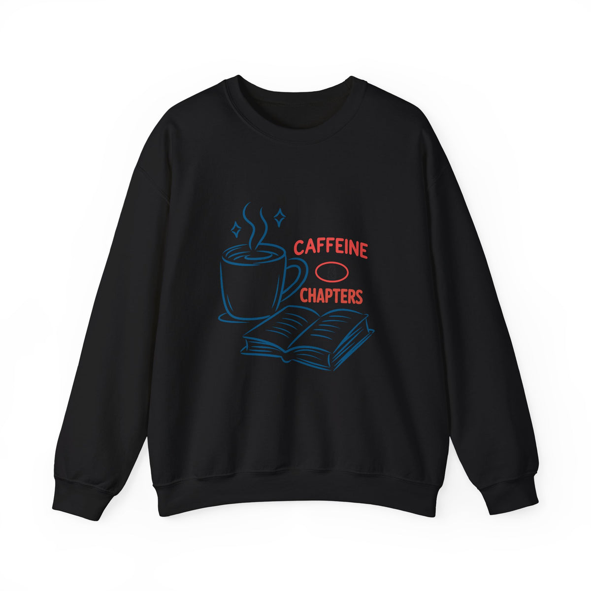 Caffeine & Chapters | Book Lover | Crewneck
