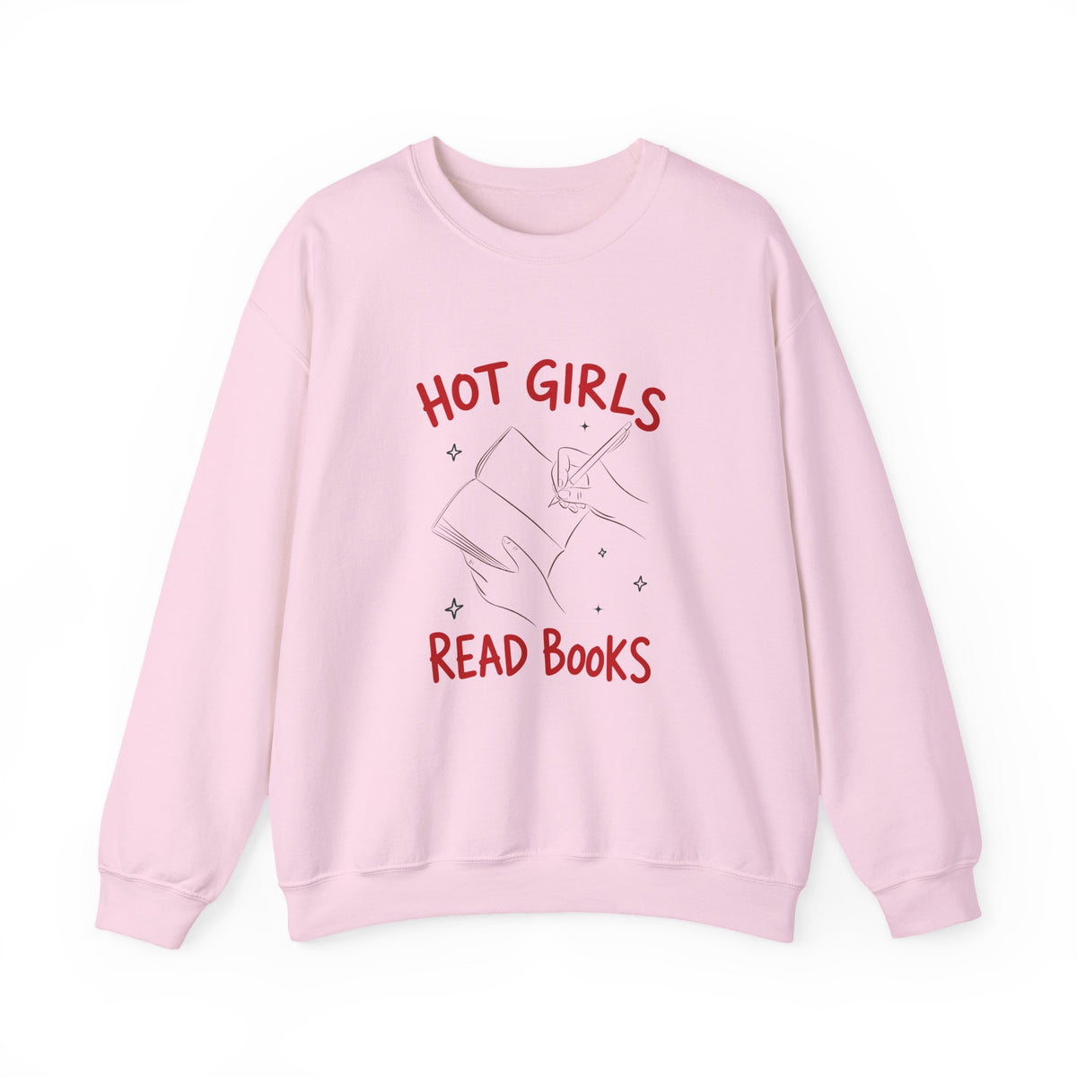 Hot Girls Read Books | Book Lover | Crewneck