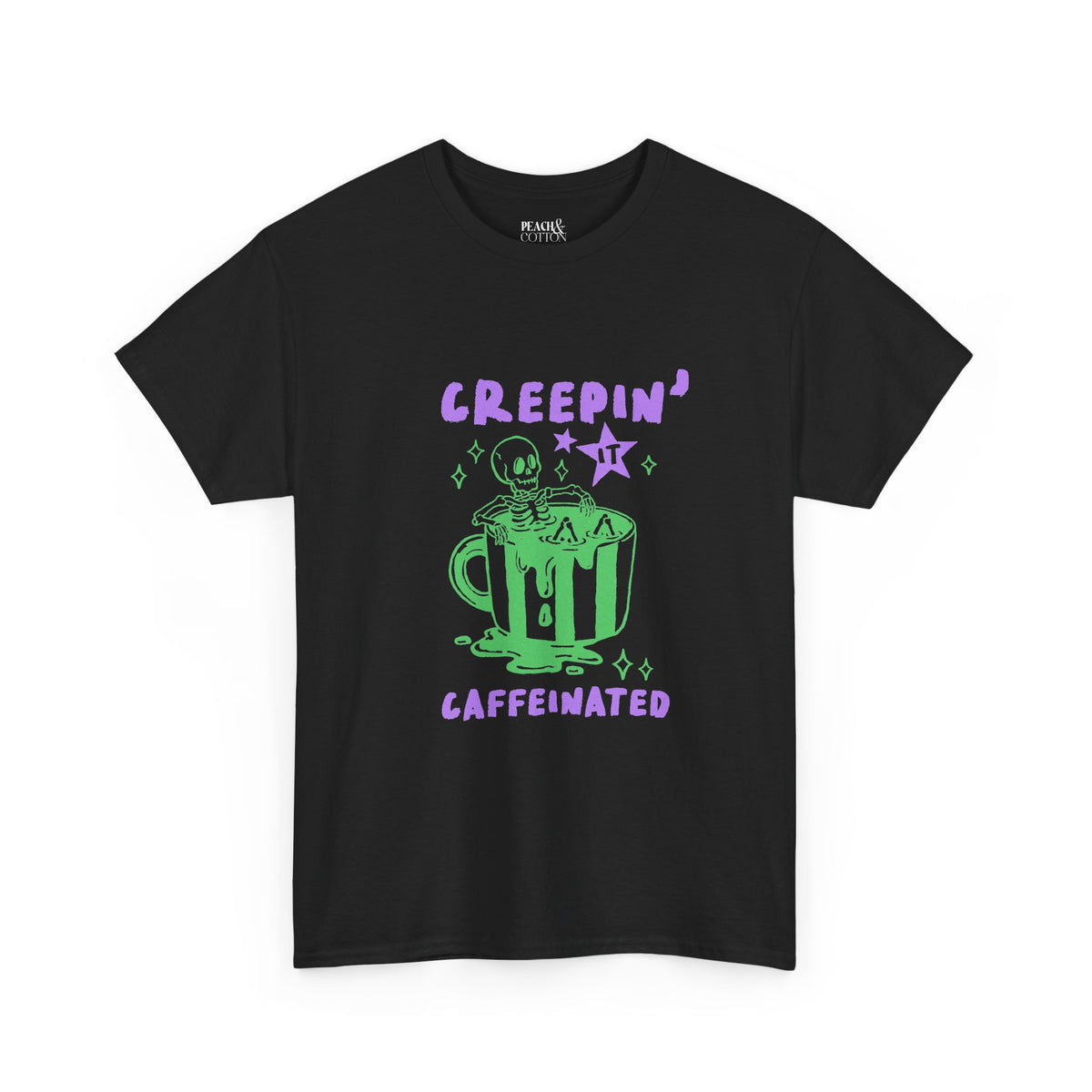 Creepin It Caffeinated | Halloween Coffee | T-Shirt