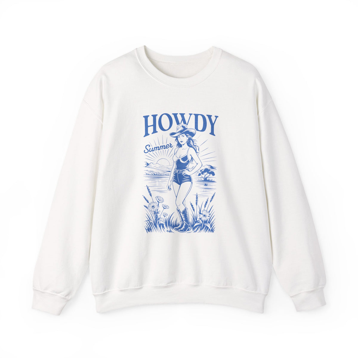 Howdy Summer | Salty Cowgirl | Summer | Crewneck