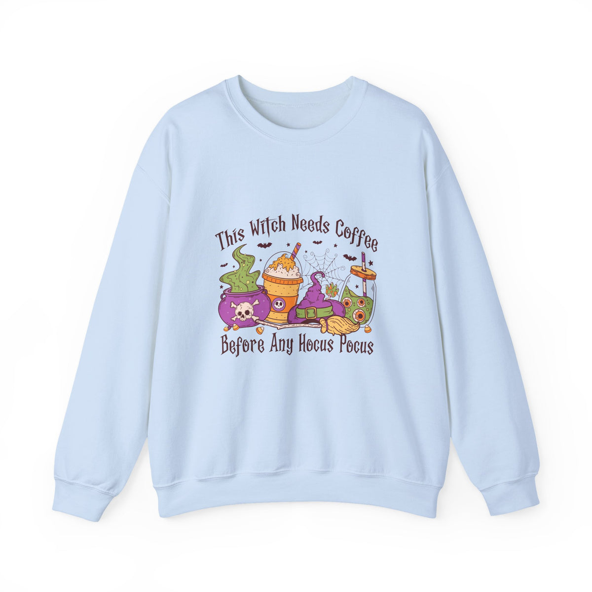 This Witch Needs Coffee | Halloween | Crewneck