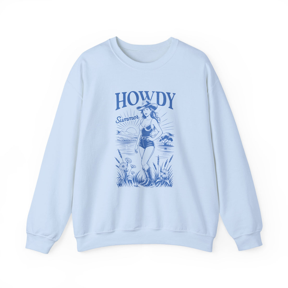 Howdy Summer | Salty Cowgirl | Summer | Crewneck