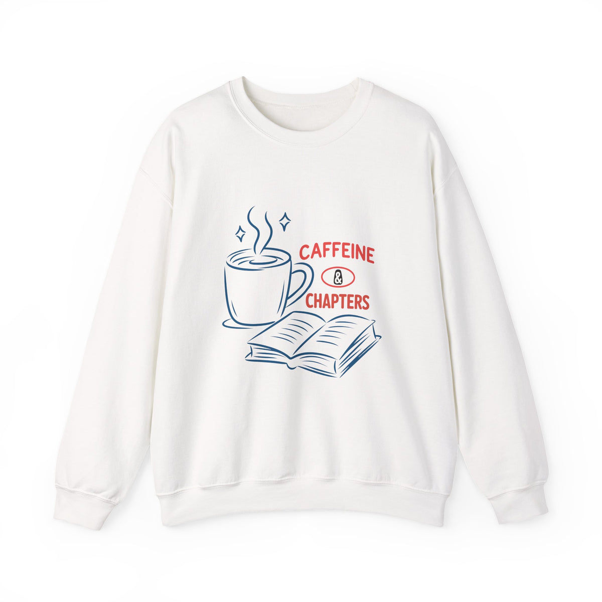 Caffeine & Chapters | Book Lover | Crewneck