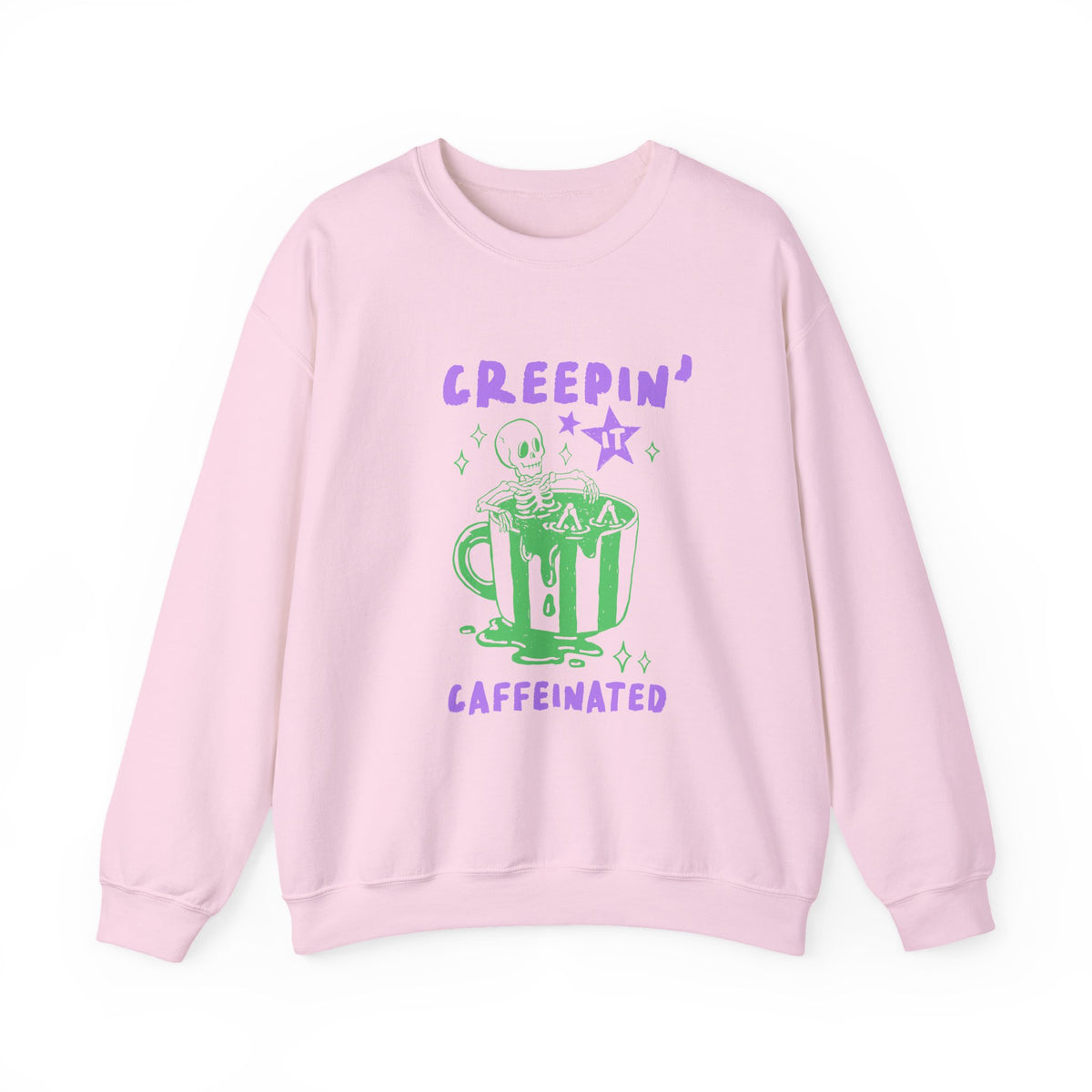 Creepin' It Caffeinated | Halloween Coffee | Crewneck