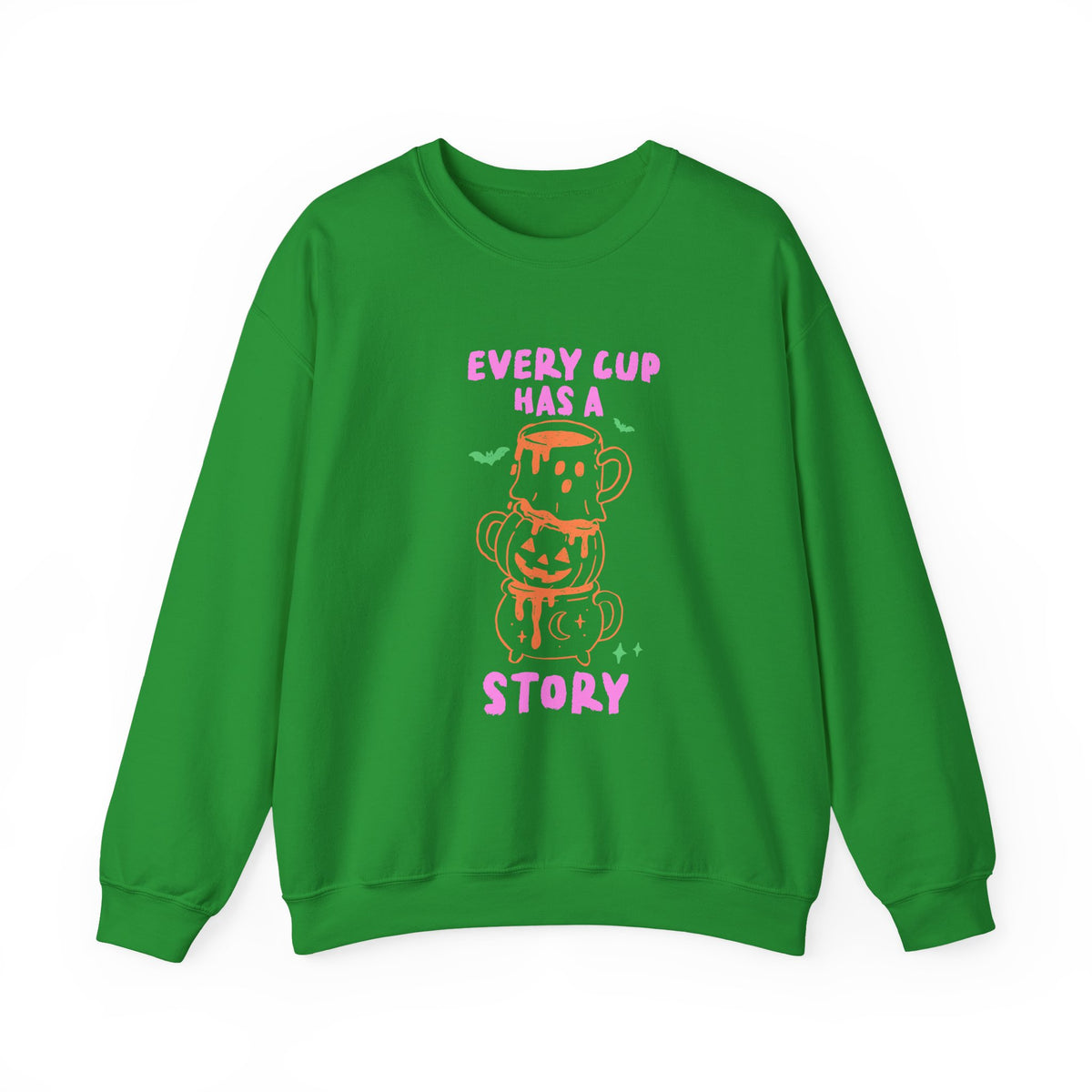 Every Cup Has A Story | Halloween Coffee | Crewneck