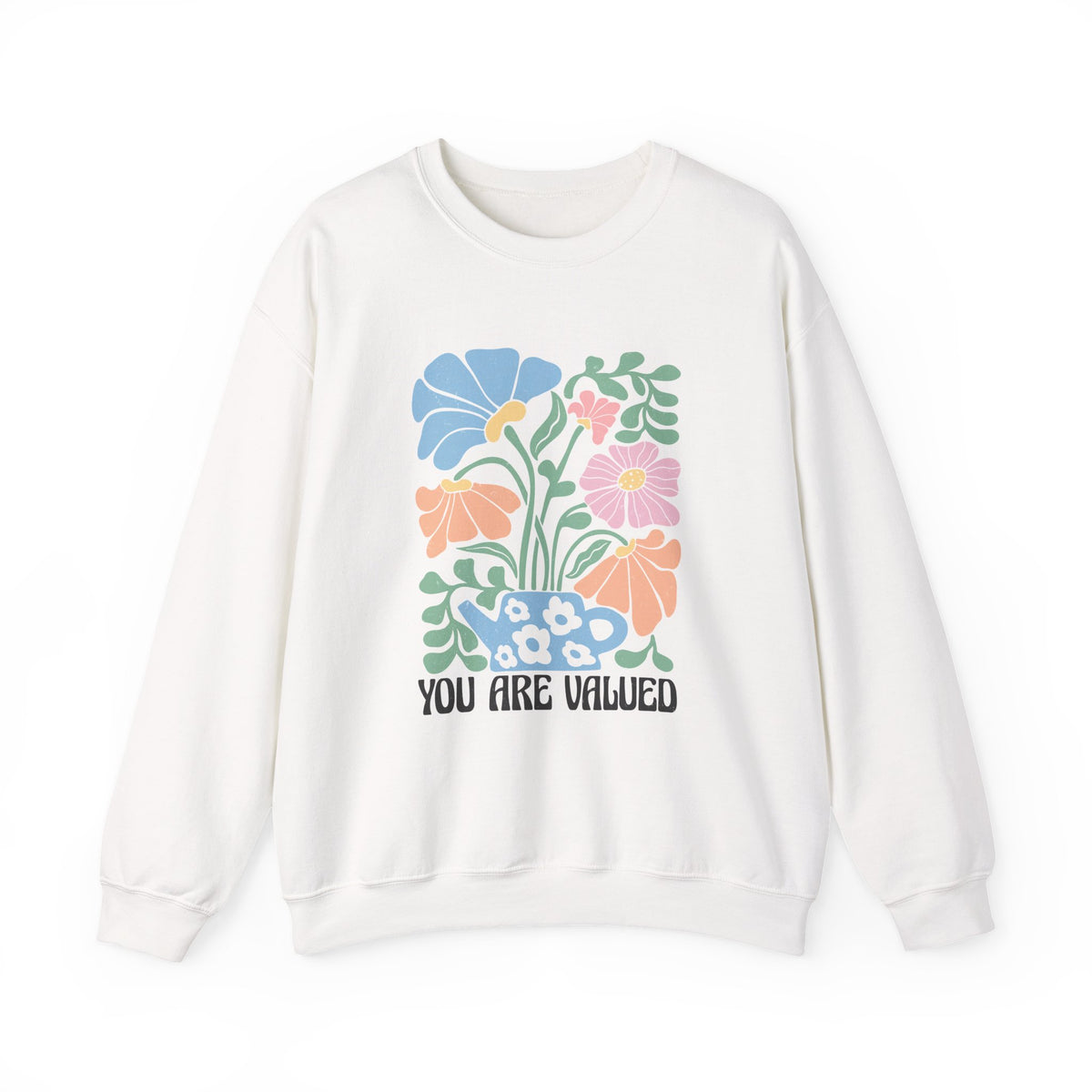 You Are Valued | Boho | Summer | Crewneck