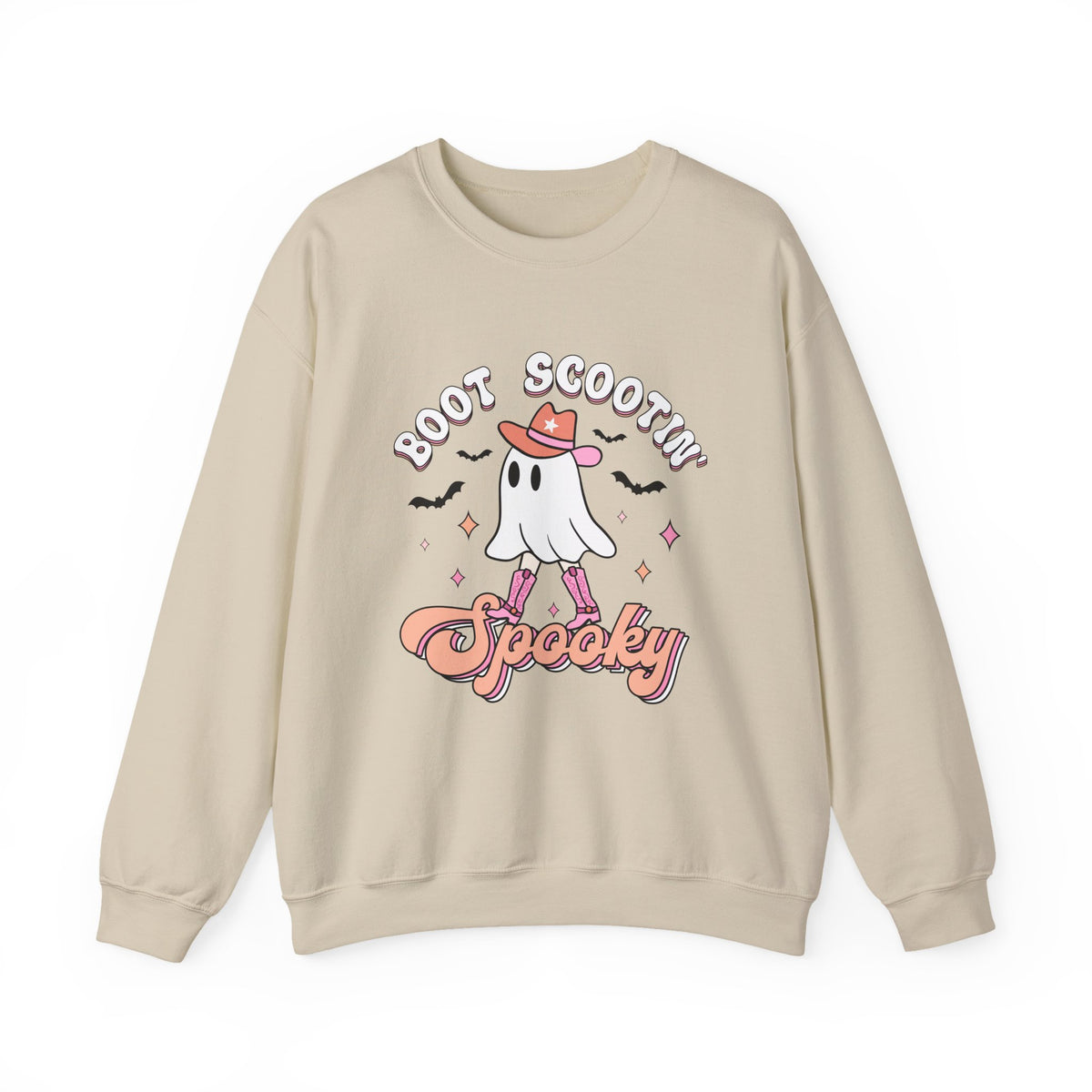 Boot Scootin' Spooky | Ghost | Halloween | Crewneck