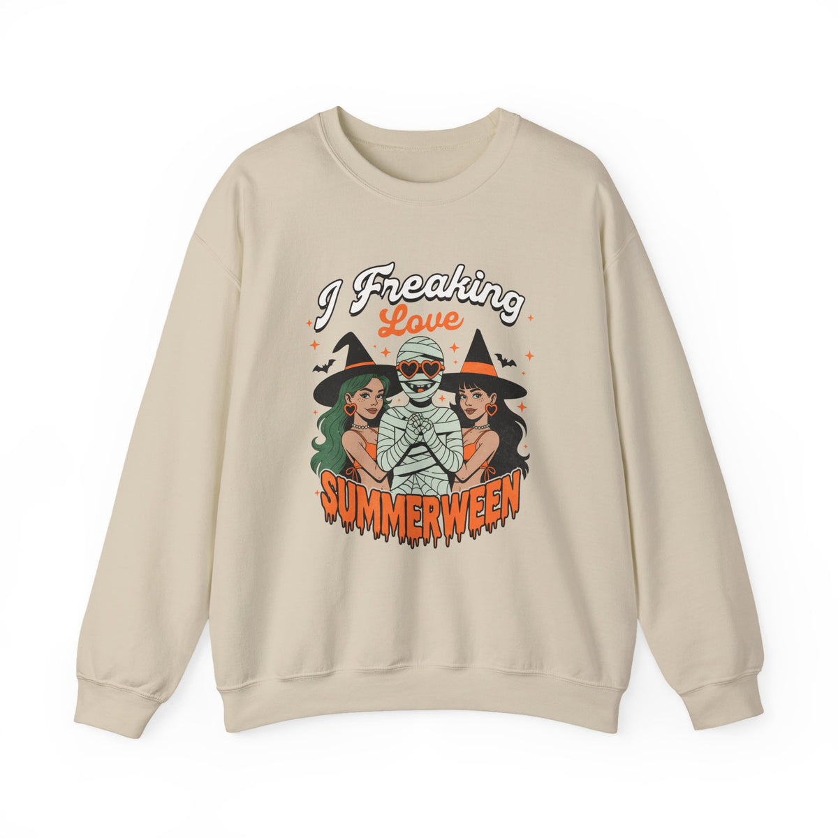 I Freaking Love Summerween | Summerween | Halloween | Crewneck