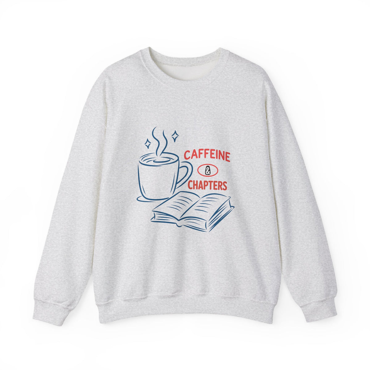 Caffeine & Chapters | Book Lover | Crewneck