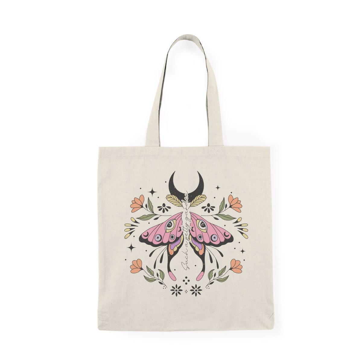 Pretty Garden | Moth Butterfly | Summer | Tote Bag