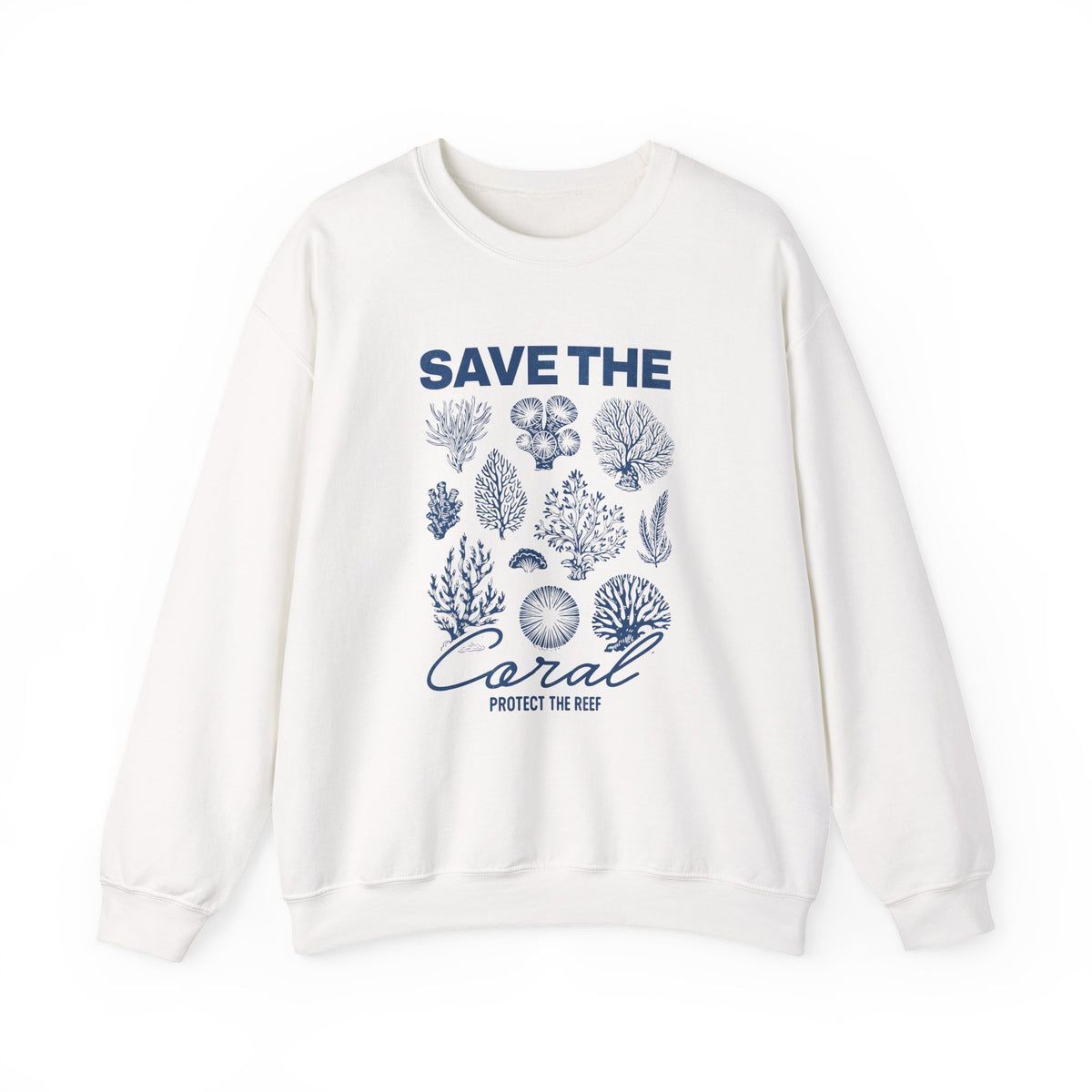 Save The Coral | Save The Ocean | Summer | Crewneck
