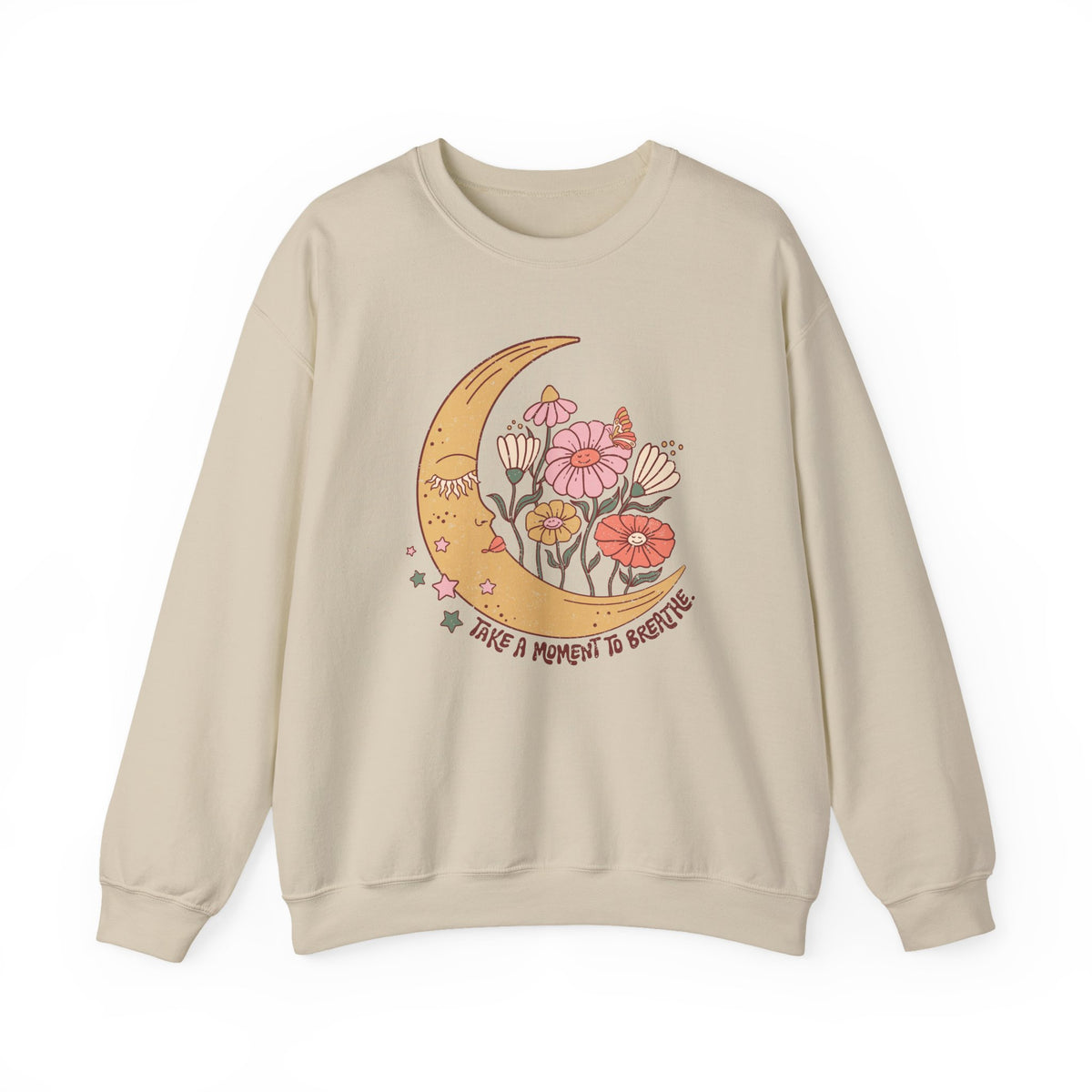 Take A Moment To Breath | Boho | Crewneck