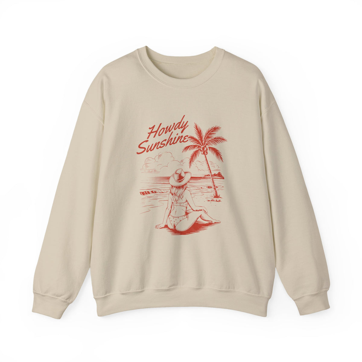Howdy Sunshine | Salty Cowgirl | Summer | Crewneck
