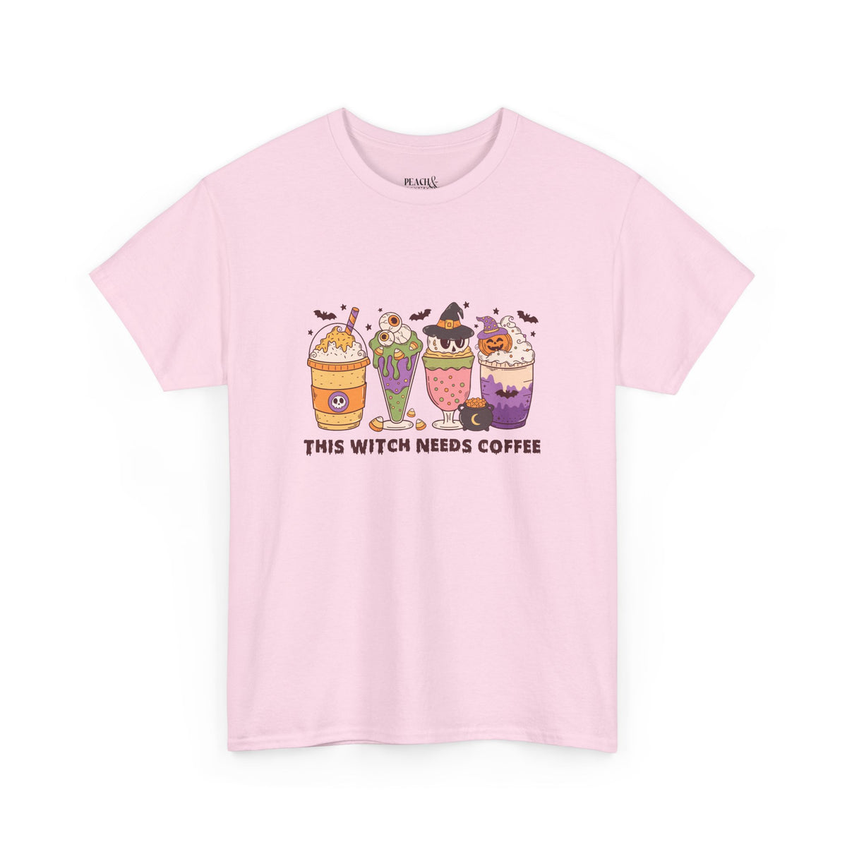 This Witch Needs Coffee | Halloween | T-Shirt