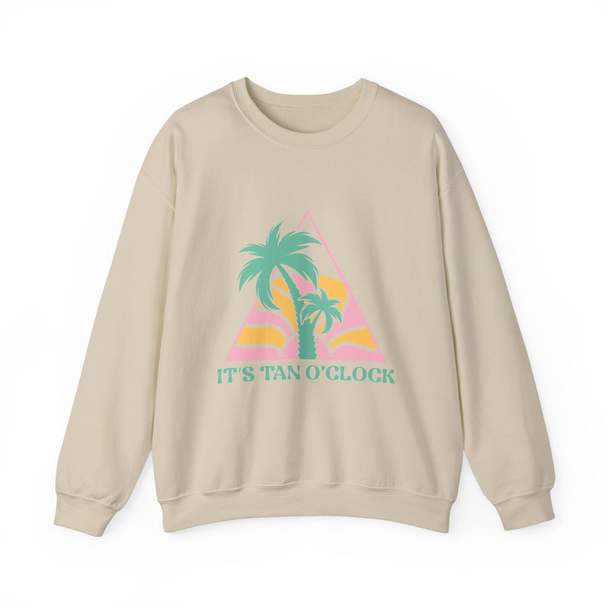 It's Tan O'Clock | Beach | Summer | Crewneck