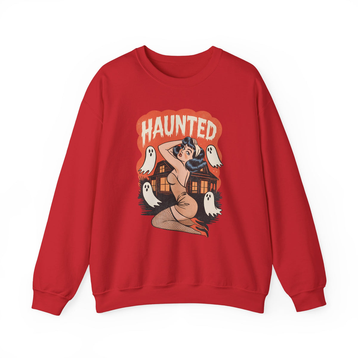 Haunted | Halloween | Crewneck