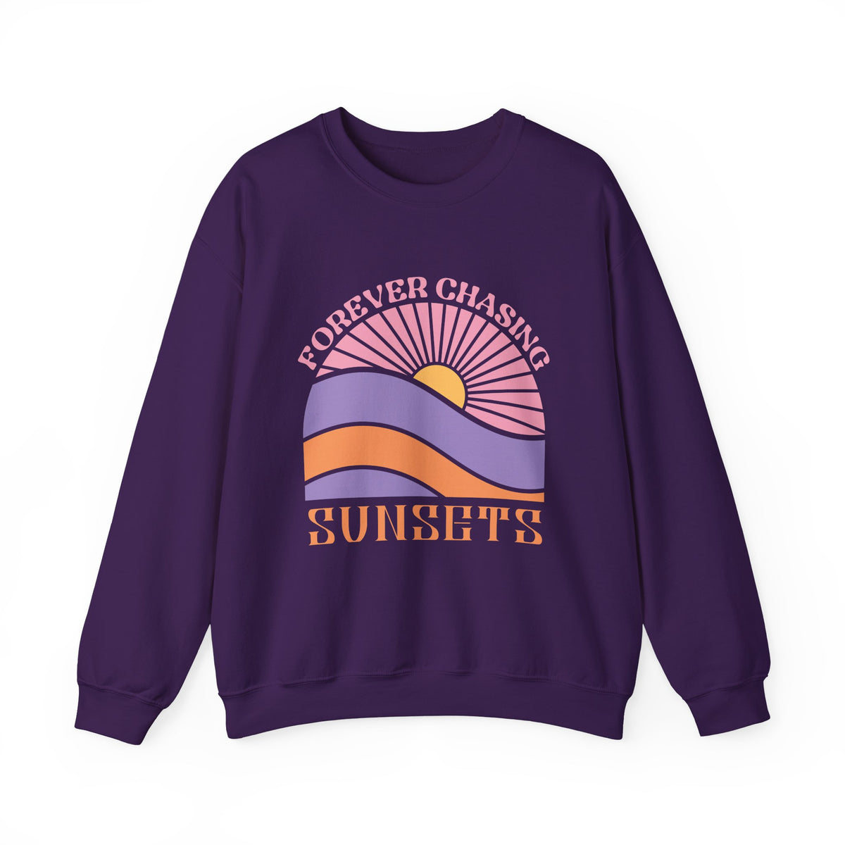 Forever Chasing Sunsets | Beach | Summer | Crewneck
