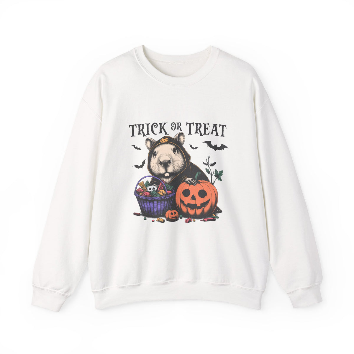 Trick Or Treat | Capybara | Halloween | Crewneck