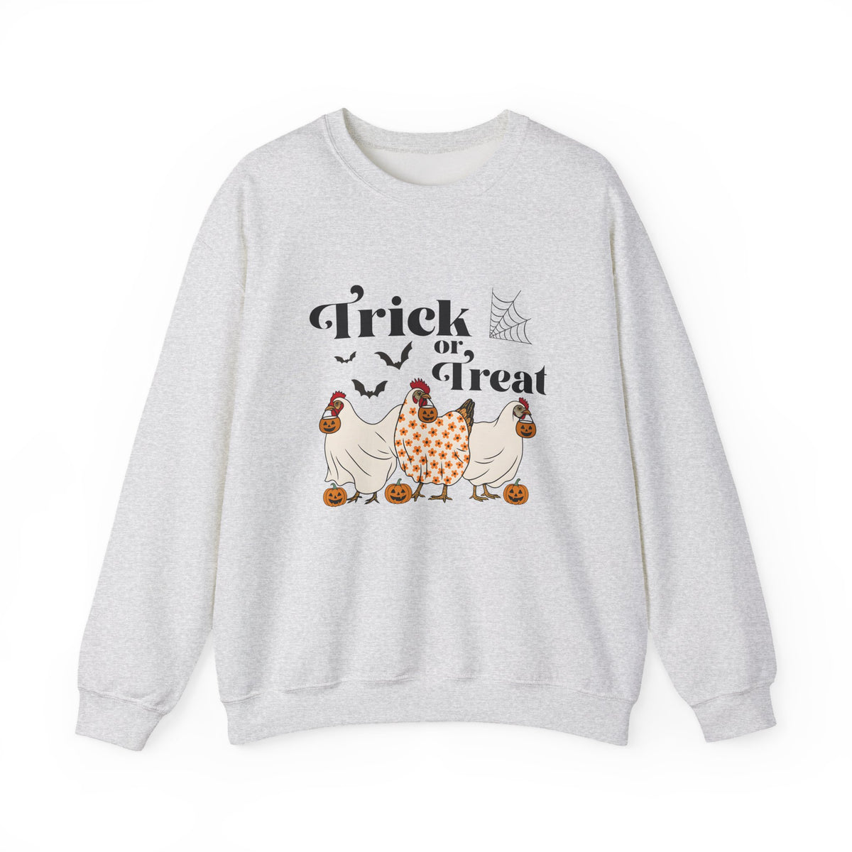 Trick Or Treat Chicken | Halloween | Crewneck
