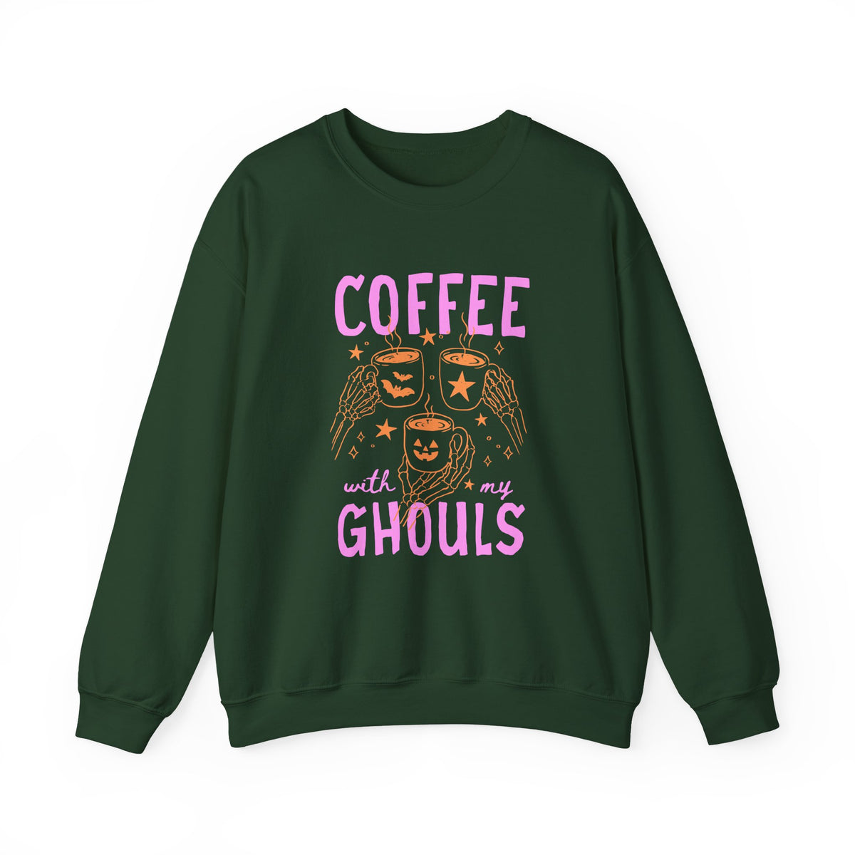 Coffee With The Ghouls | Halloween Coffee | Crewneck