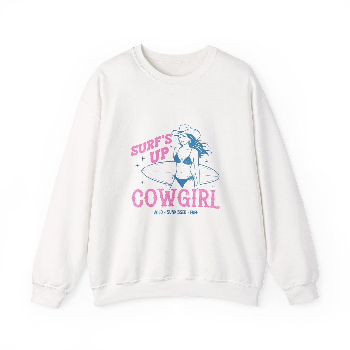 Surf's Up | Salty Cowgirl | Summer | Crewneck