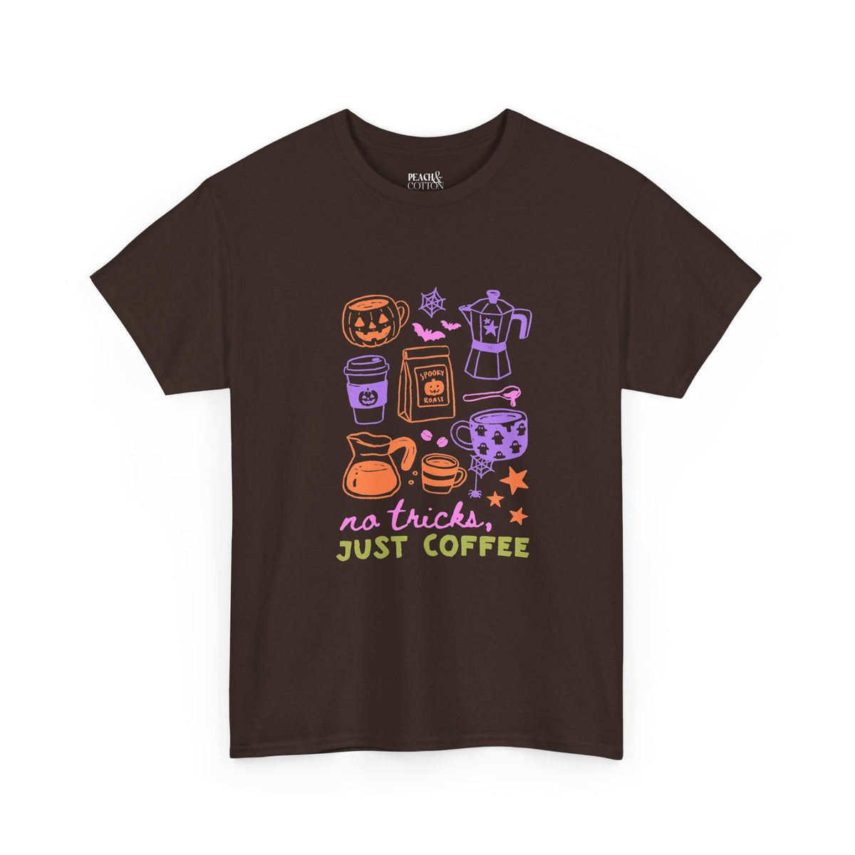 No Tricks Just Coffee | Halloween Coffee | T-Shirt