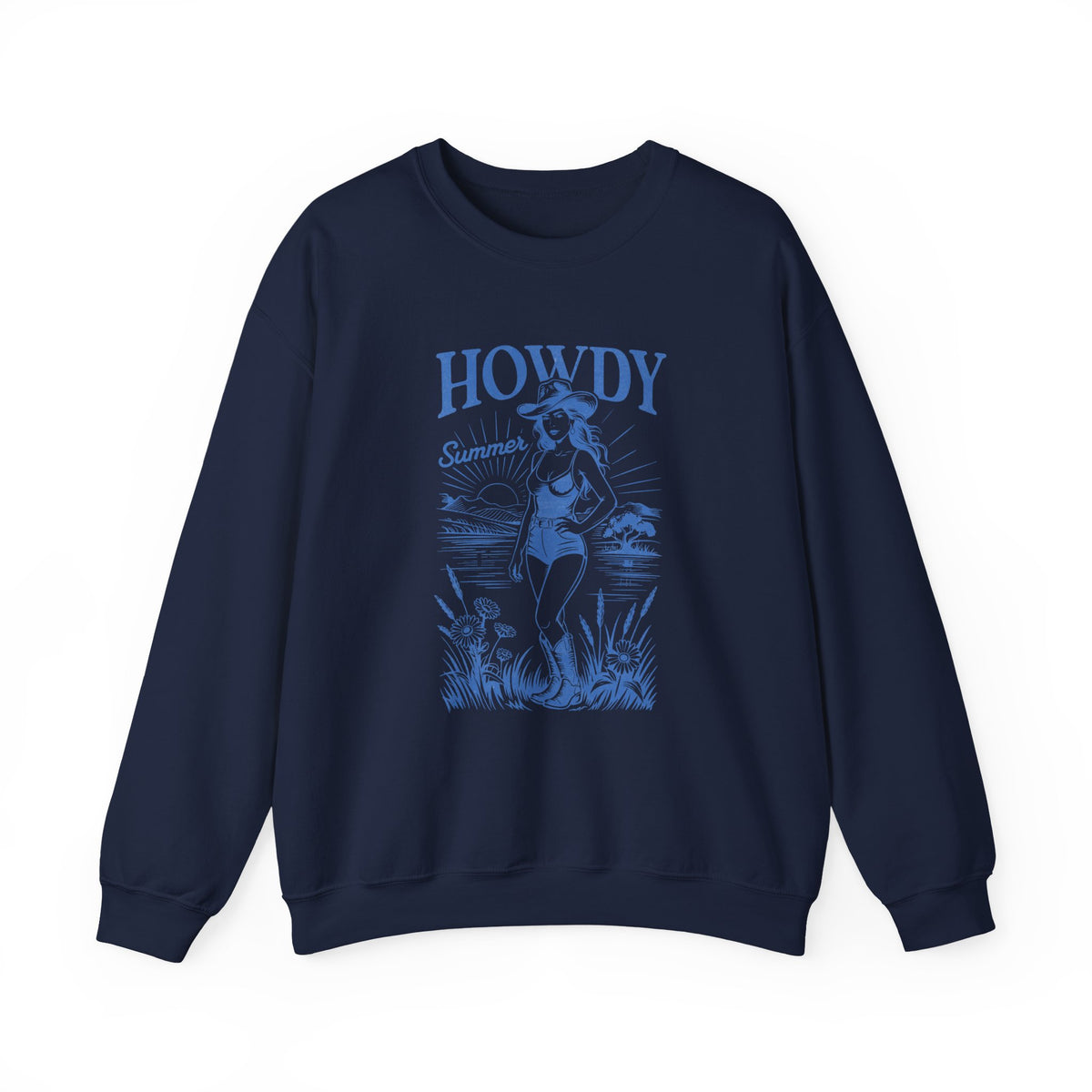 Howdy Summer | Salty Cowgirl | Summer | Crewneck