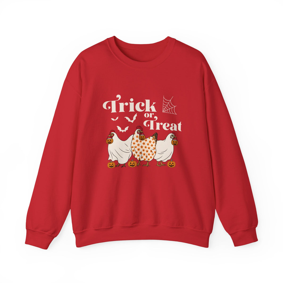 Trick Or Treat Chicken | Halloween | Crewneck