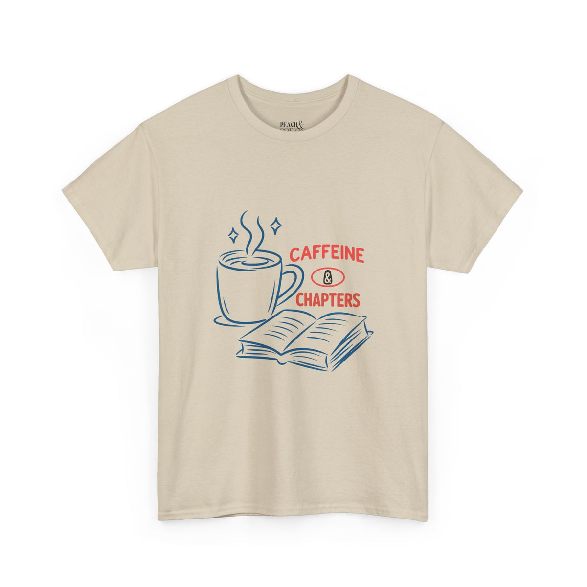 Caffeine & Chapters | Book Lover | T-Shirt