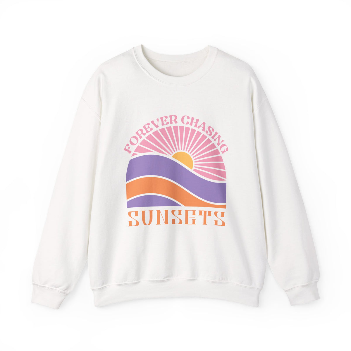 Forever Chasing Sunsets | Beach | Summer | Crewneck
