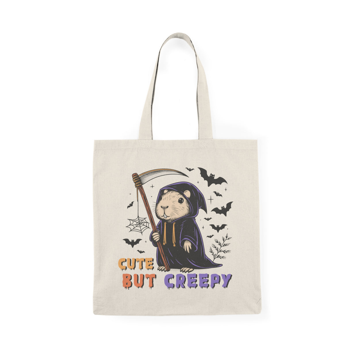 Cute But Creepy | Capybara | Halloween | Tote Bag