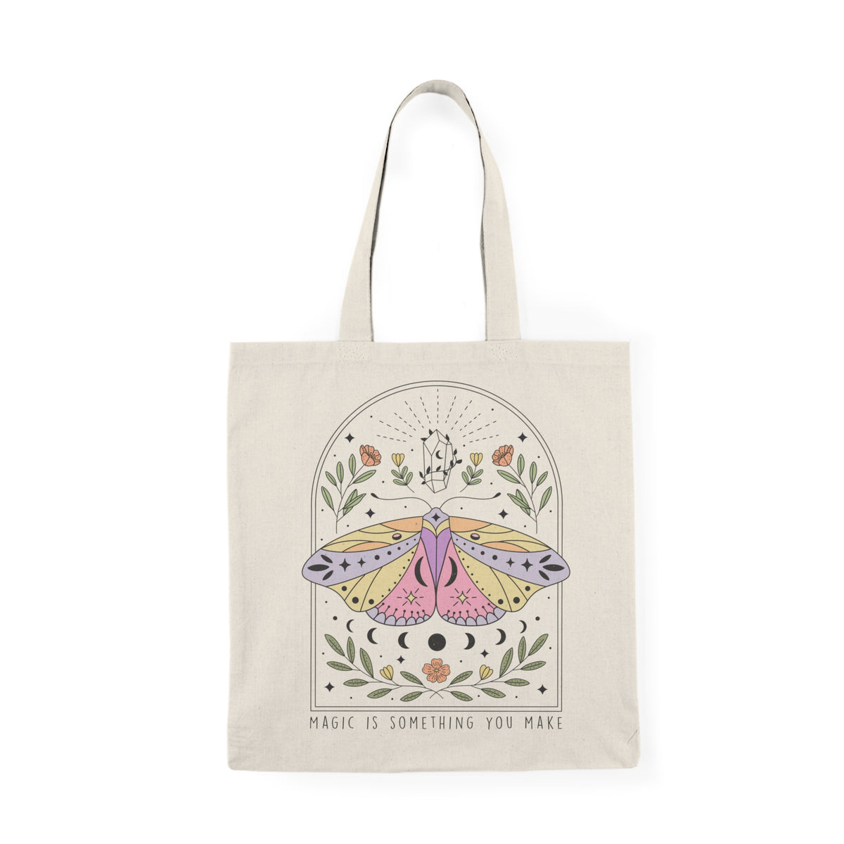 Magic Is Something You Make | Moth Butterfly | Summer | Tote Bag