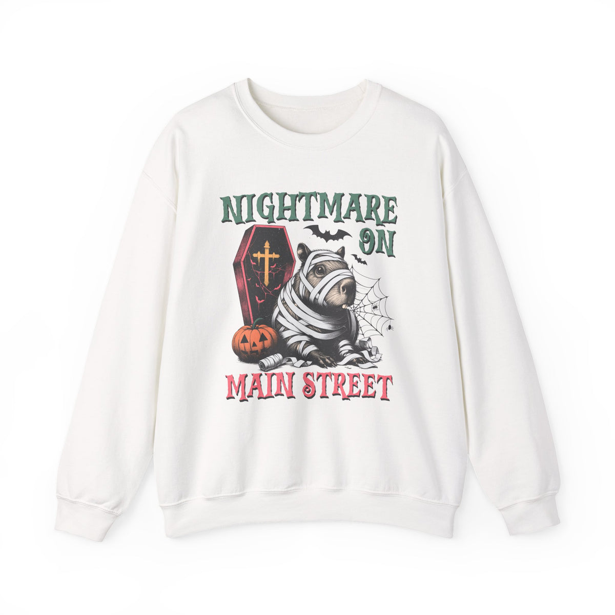 Nightmare On Main Street | Capybara | Halloween | Crewneck