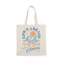 Life's A Beach, Make Some Waves | Summer Boho | Tote Bag