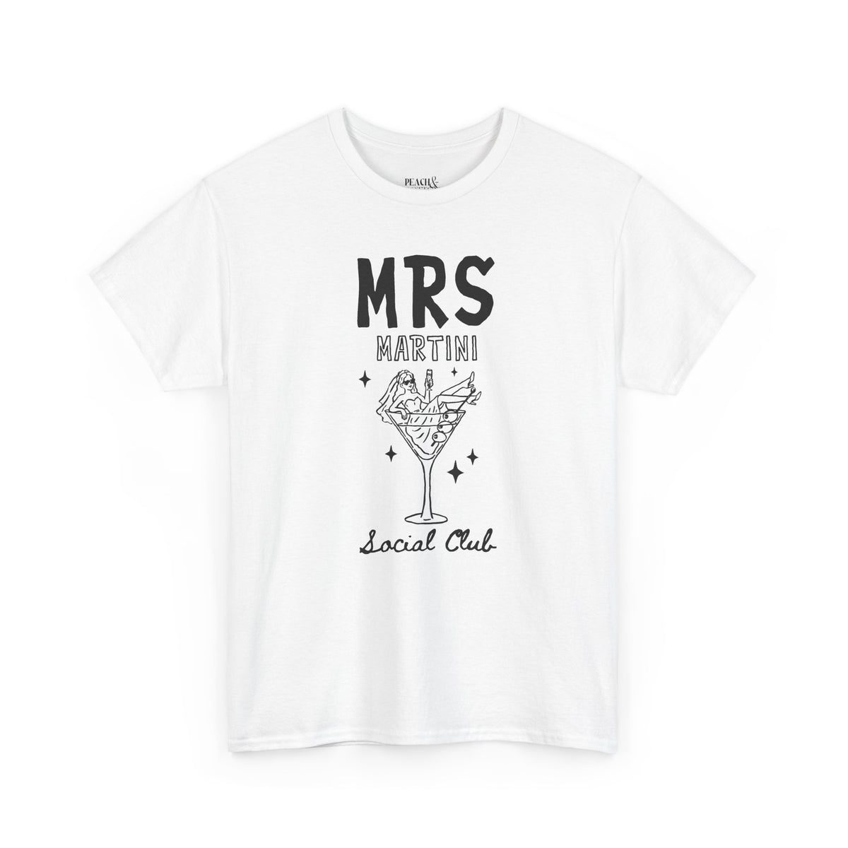 Mrs Martini | The Bride | Bachelorette | T-Shirt