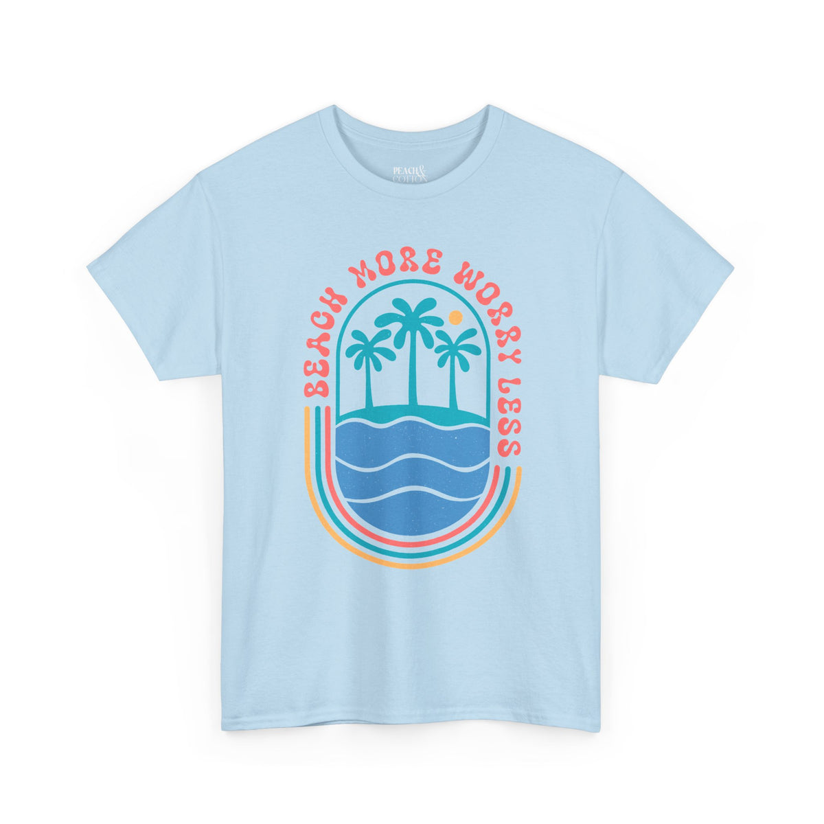 Beach More Worry Less | Summer Boho | T-Shirt