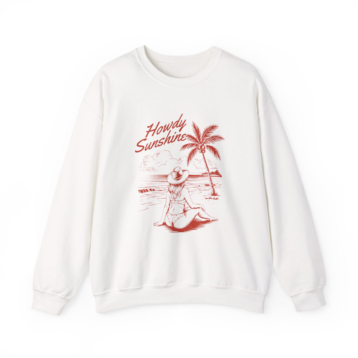 Howdy Sunshine | Salty Cowgirl | Summer | Crewneck