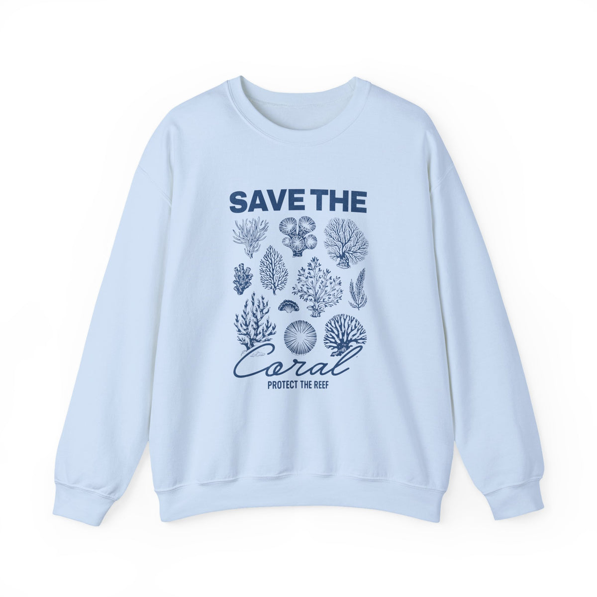 Save The Coral | Save The Ocean | Summer | Crewneck