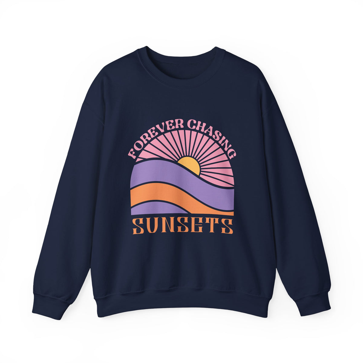 Forever Chasing Sunsets | Beach | Summer | Crewneck
