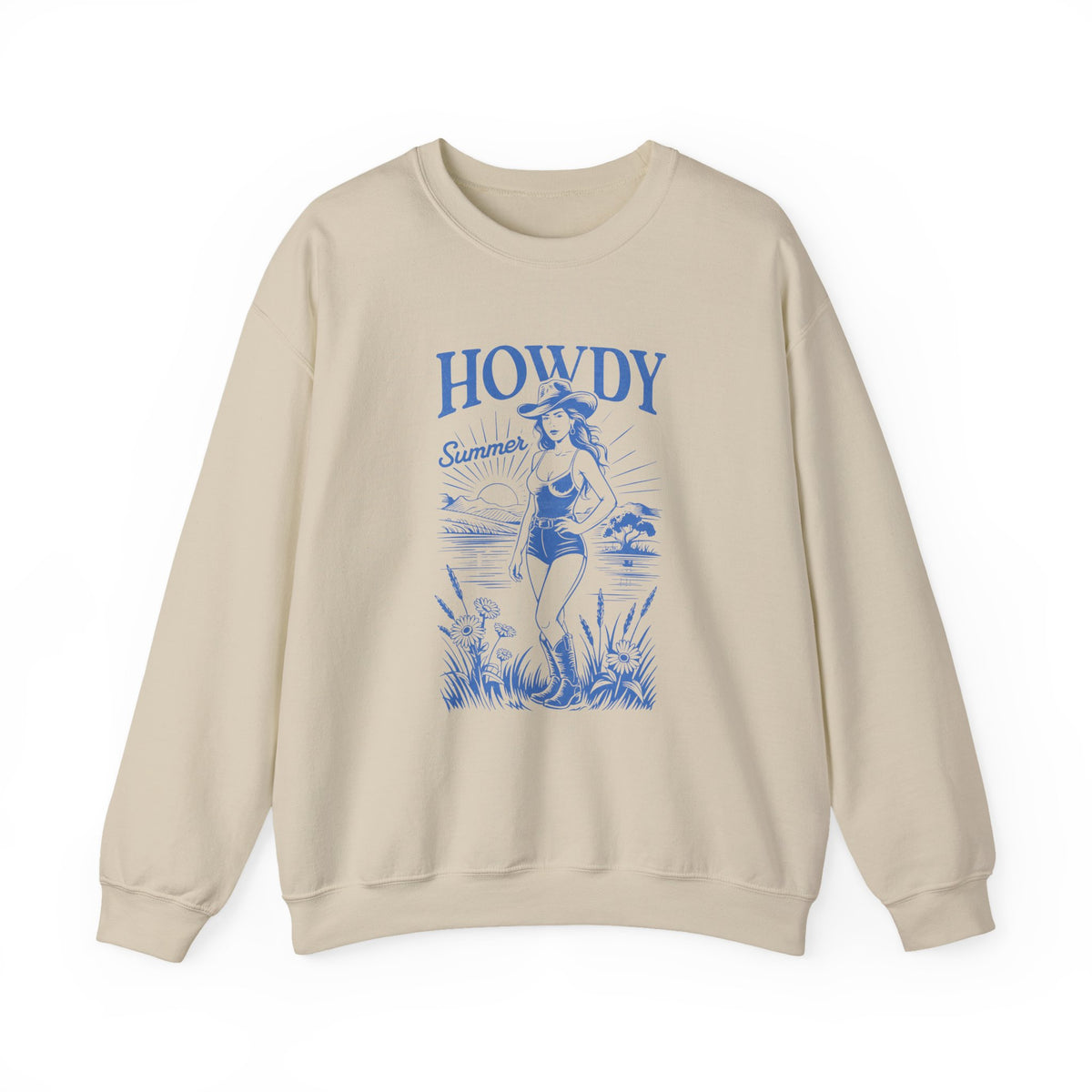 Howdy Summer | Salty Cowgirl | Summer | Crewneck