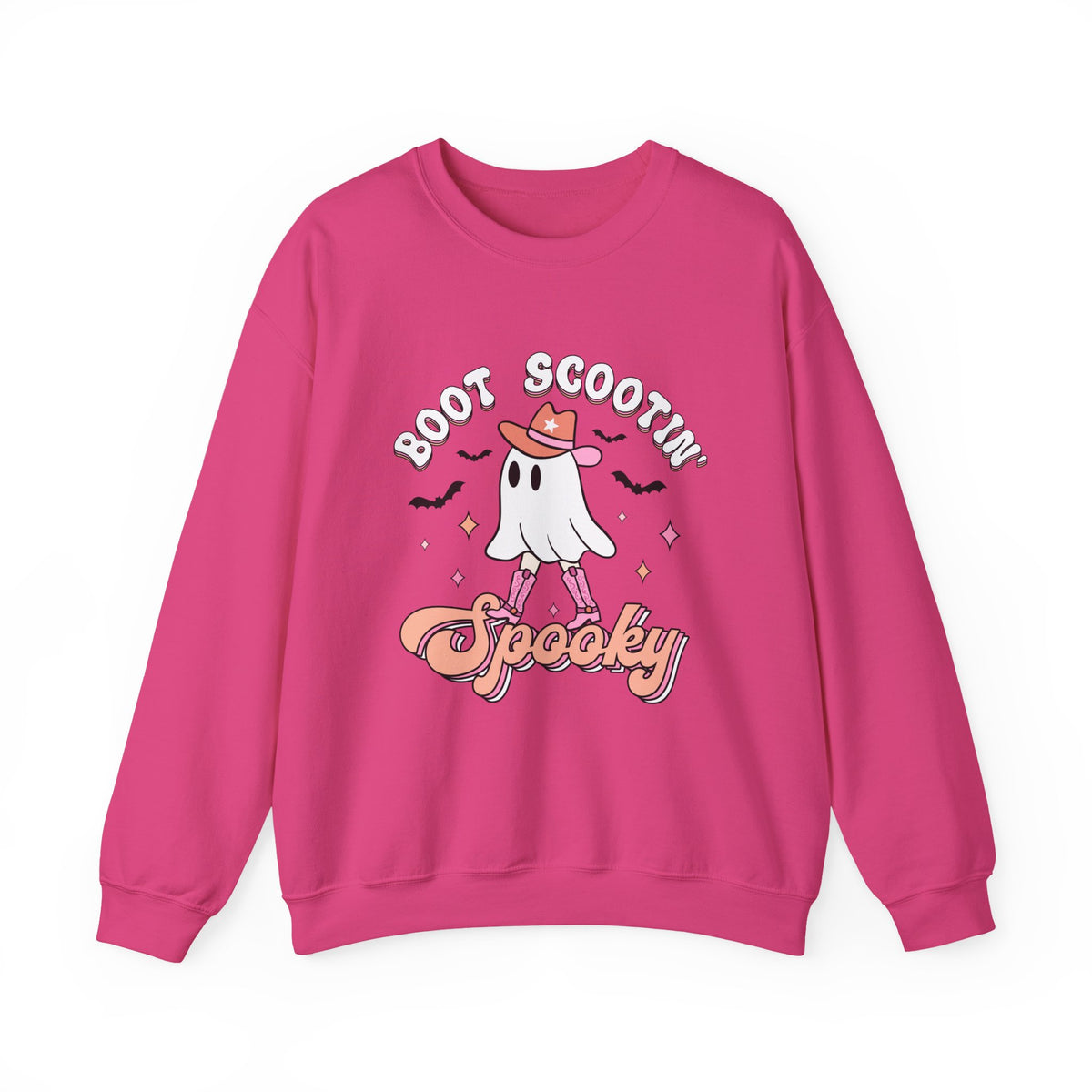 Boot Scootin' Spooky | Ghost | Halloween | Crewneck