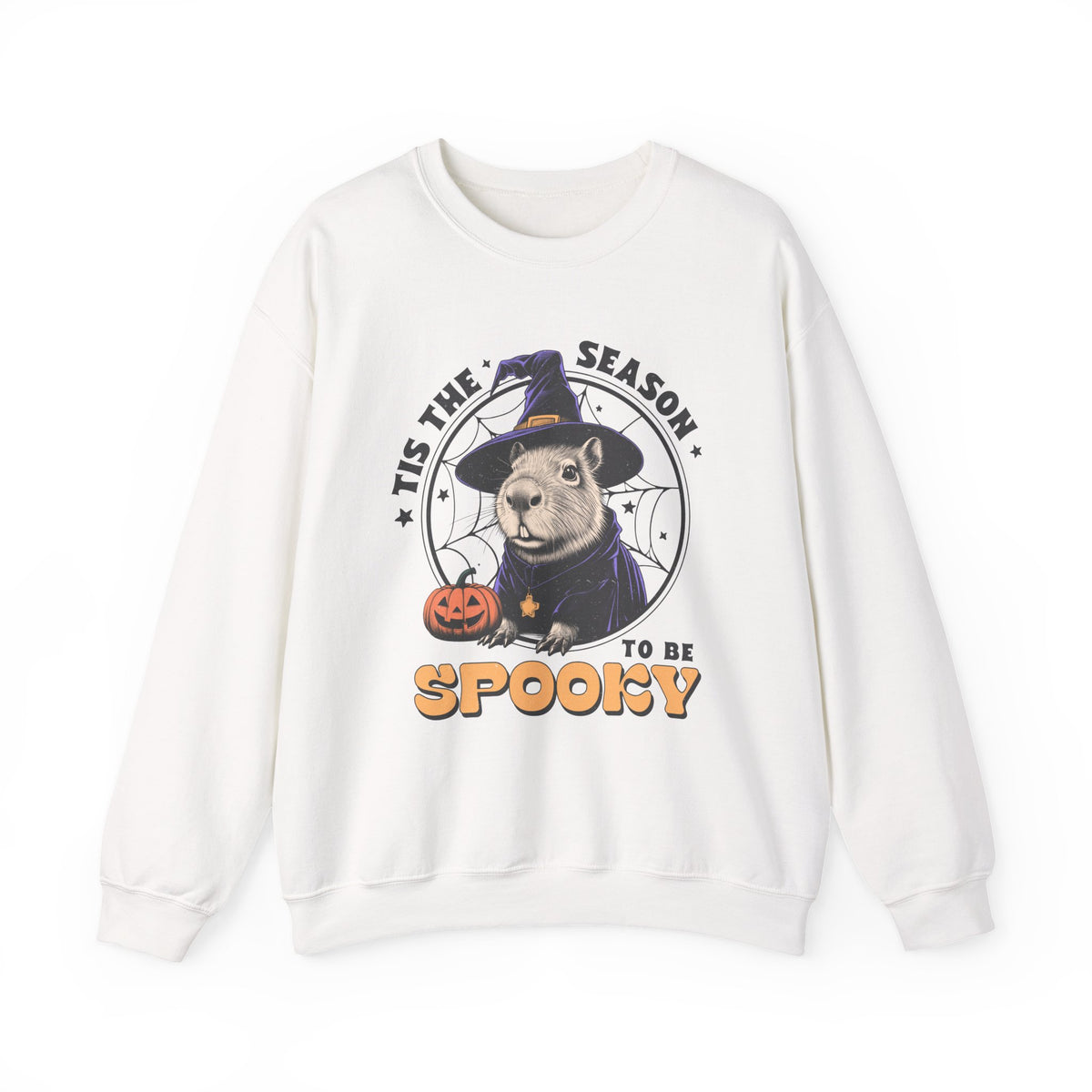 Tis The Season To Be Spooky | Capybara | Halloween | Crewneck