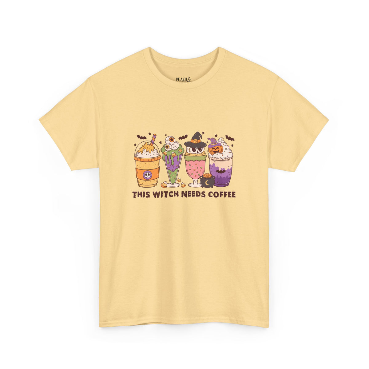 This Witch Needs Coffee | Halloween | T-Shirt